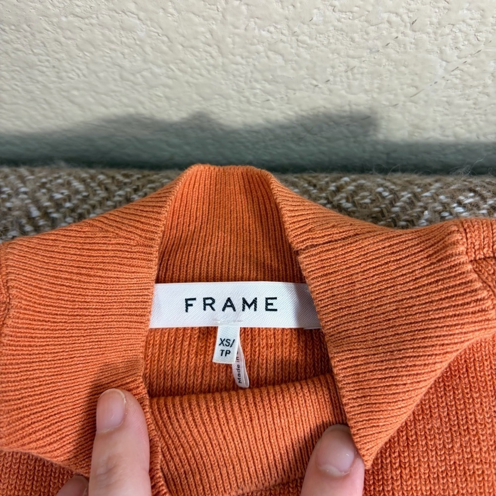 FRAME Womens sleeveless Ribbed Knit Top Sz XS Boho Luxury - Picture 5 of 9